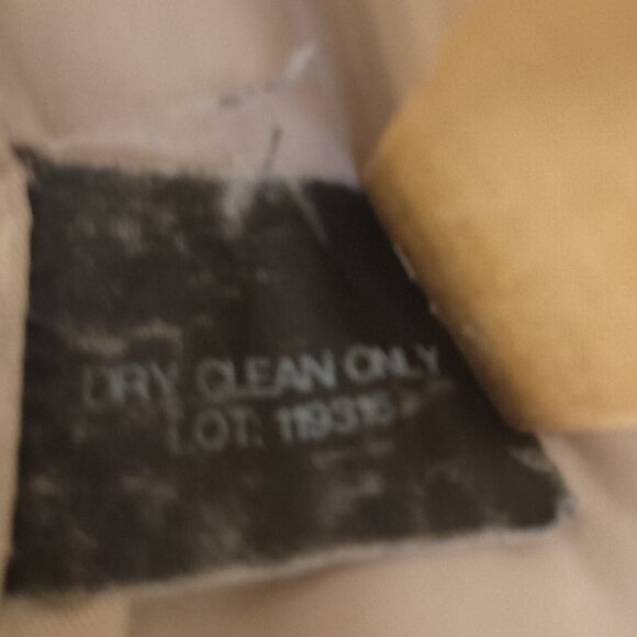 Anne Klein Classic Tan Wool Blend Double Breasted Hooded Coat Women’s L Large - Picture 15 of 16